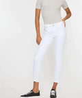 Ivy White KanCan Mid Rise Jeans - Heritage - Boutique.com