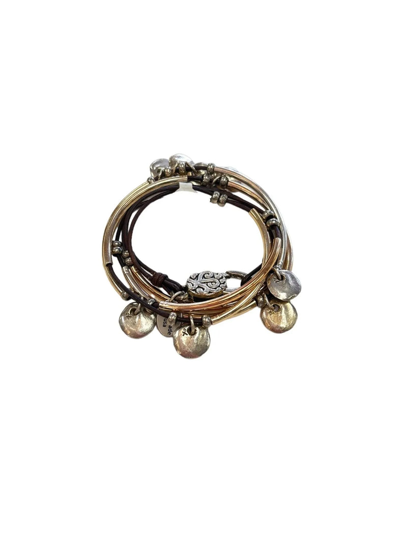 Journey Mini Metallic Wrap Bracelet/Necklace - Heritage-Boutique.com