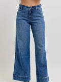 Judy Blue MR Petite Trouser Retro Wide - Heritage - Boutique.com