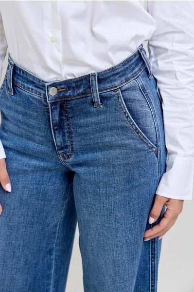 Judy Blue MR Petite Trouser Retro Wide - Heritage - Boutique.com