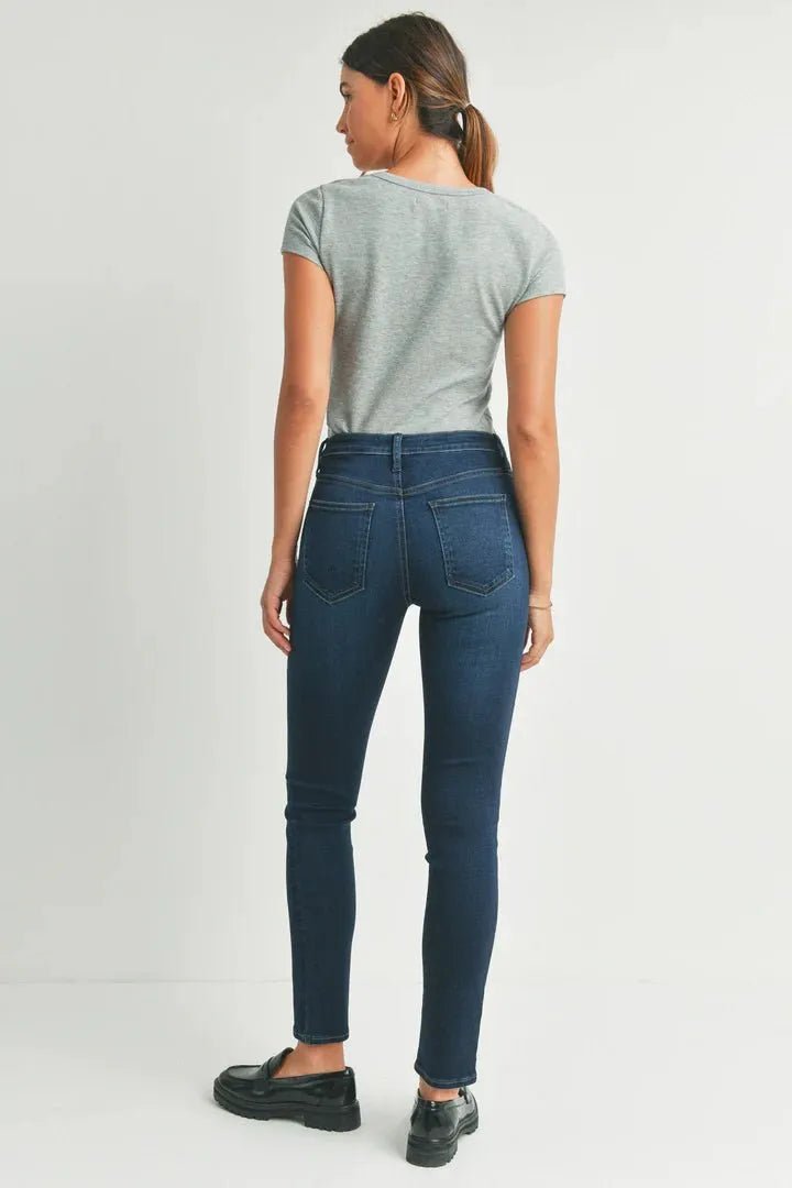 Just Black Long Slim Straight Dark Denim - Heritage - Boutique.com