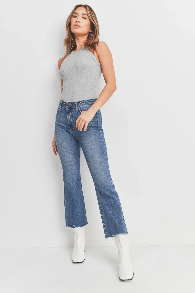 JUST BLACK Vintage Cropped Flare - Heritage - Boutique.com