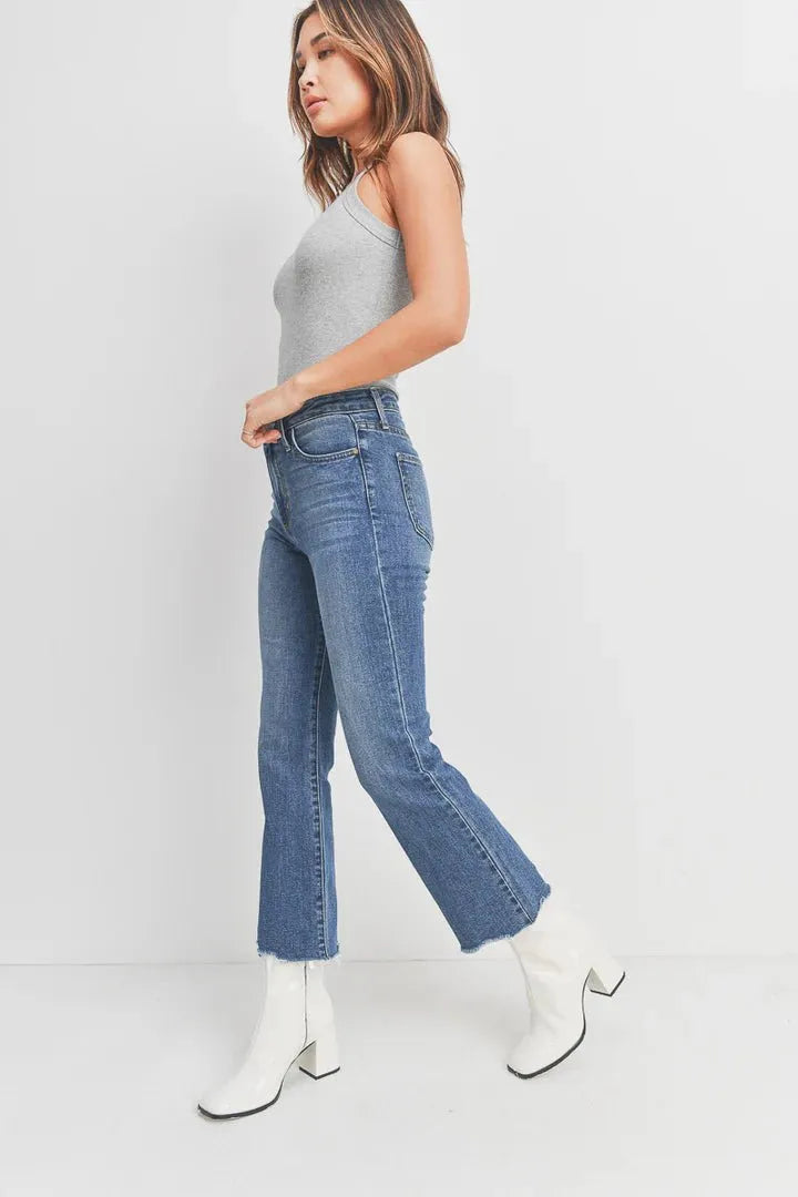 JUST BLACK Vintage Cropped Flare - Heritage-Boutique.com
