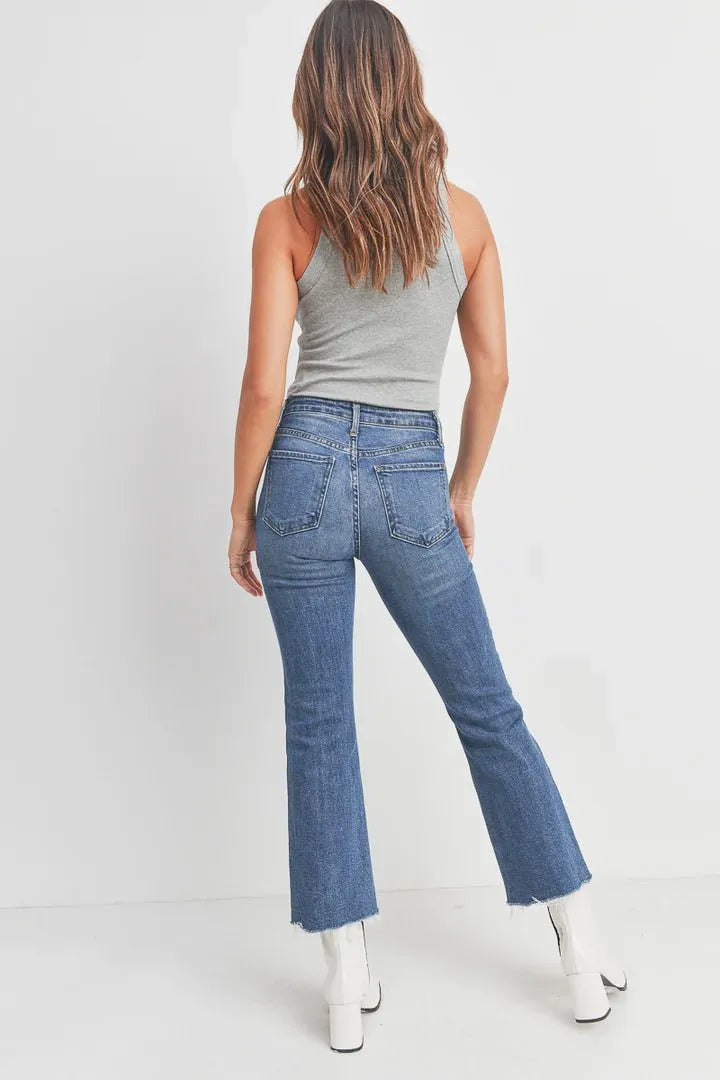 JUST BLACK Vintage Cropped Flare - Heritage-Boutique.com