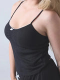 Klassy Black Pointelle PJ Cami - Heritage - Boutique.com