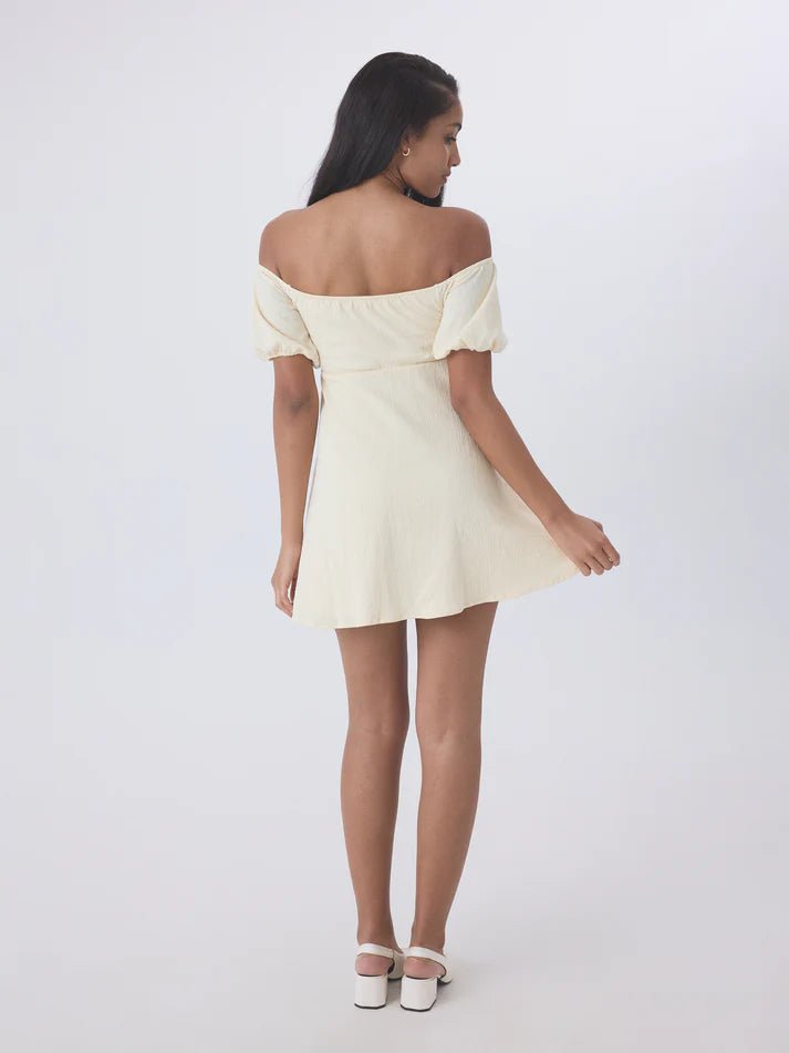 Klassy Buttery Yellow Babydoll Dress - Heritage - Boutique.com