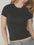Klassy Crew Neck Braless T-Shirt - Brami - Heritage - Boutique.com