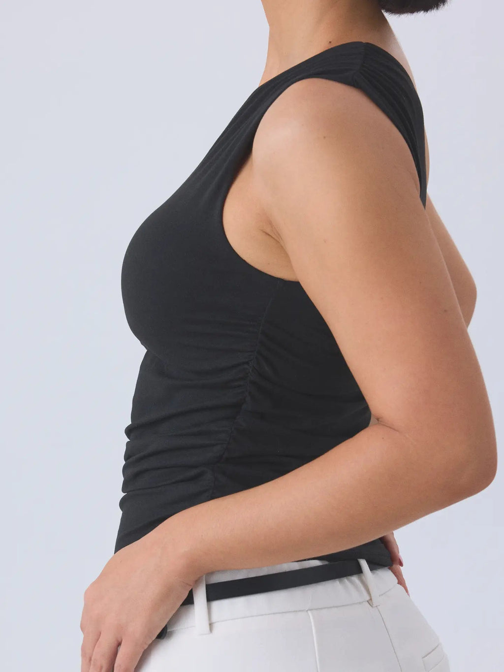 Klassy Ruched One Shoulder - Brami - Heritage-Boutique.com