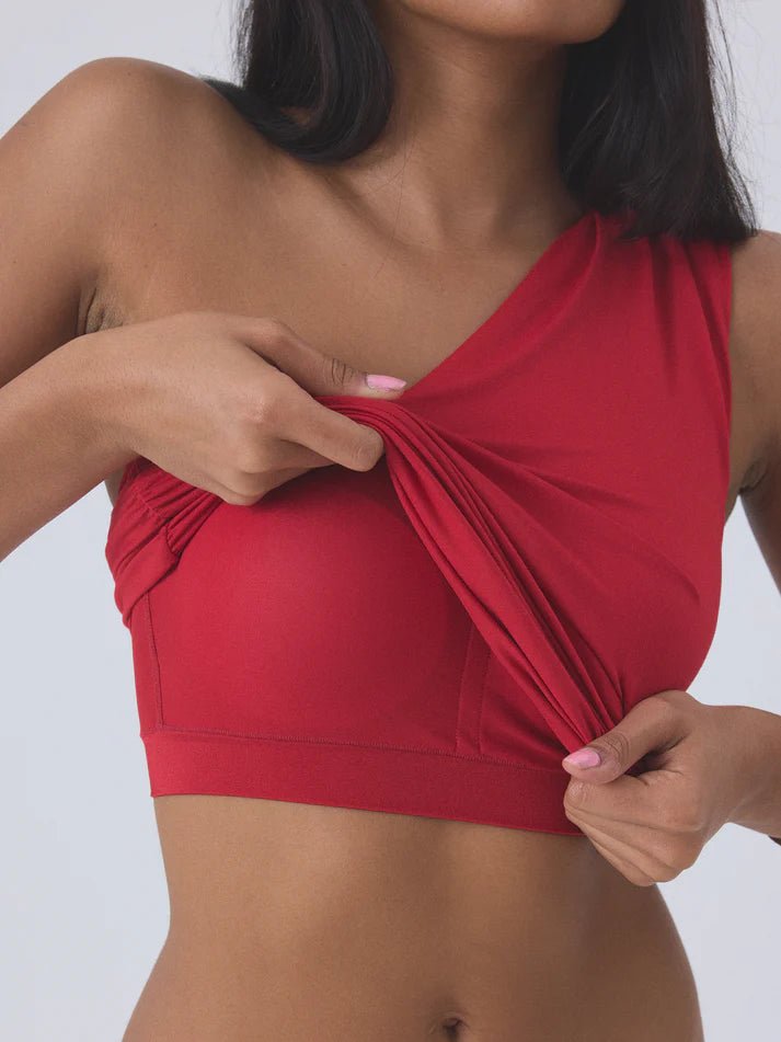 Klassy Ruched One Shoulder - Brami - Heritage - Boutique.com