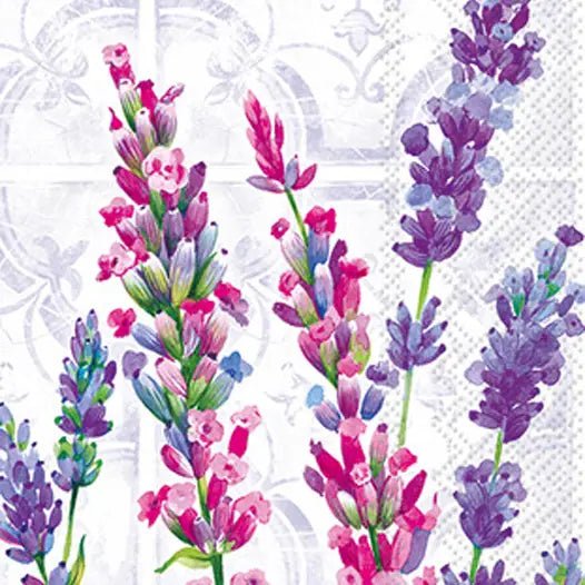 Lavender Paper Guest Towels 16 Count - 3 - Ply Disposable Hand Towels - Heritage - Boutique.com