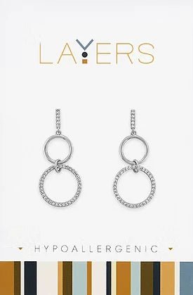 Layers Hypoallergenic Earrings - Heritage - Boutique.com
