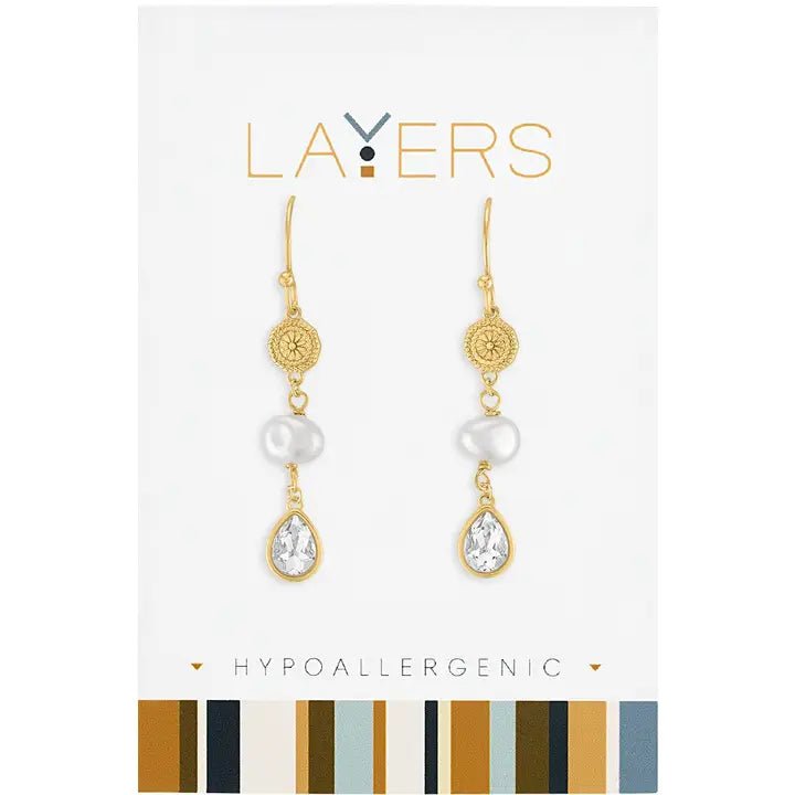 Layers Hypoallergenic Earrings - Heritage-Boutique.com