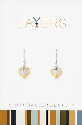 Layers Hypoallergenic Earrings - Heritage - Boutique.com