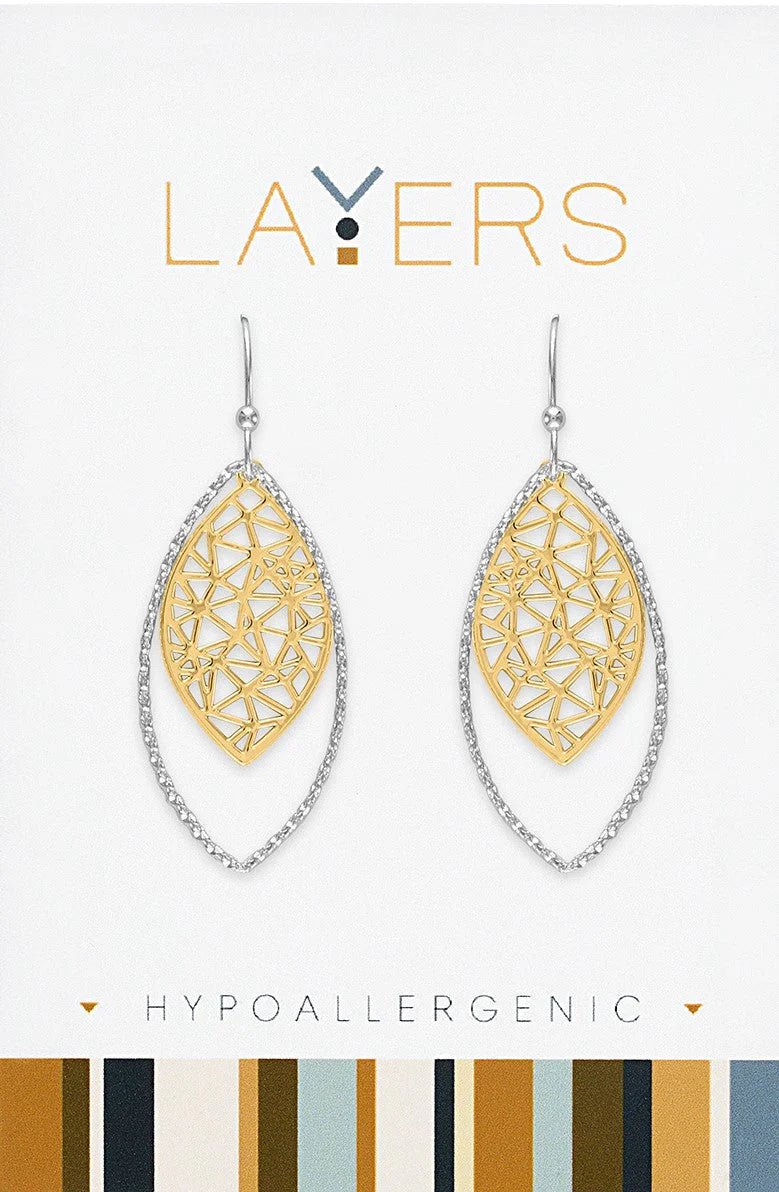 Layers Hypoallergenic Earrings - Heritage - Boutique.com