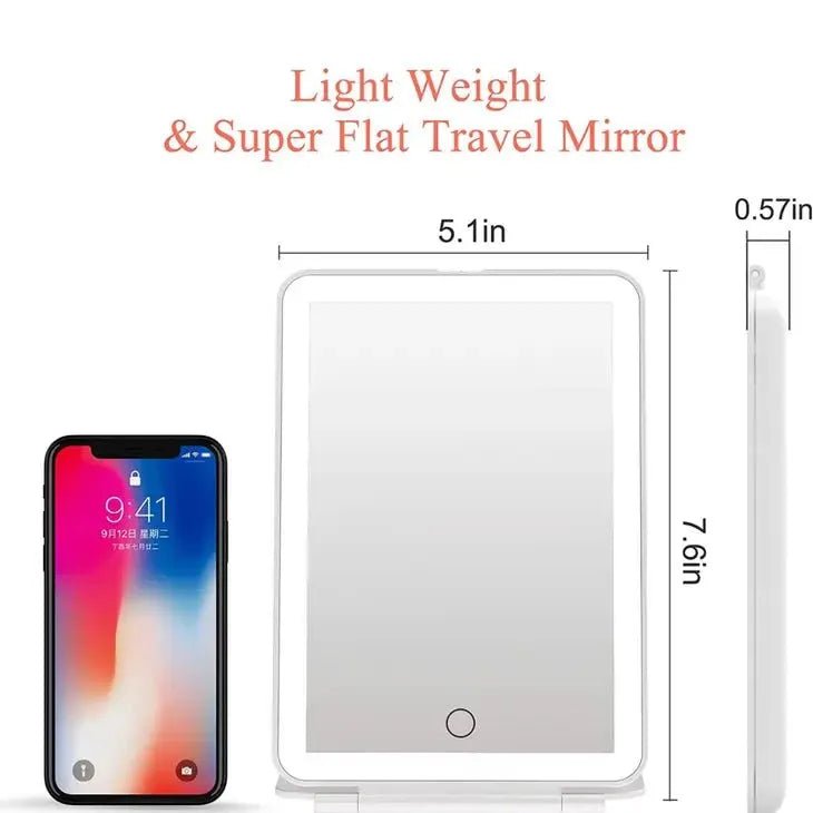 LED White Mirror - Heritage - Boutique.com