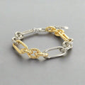 Lexington Two Tone Alt Chain Bracelet - Heritage - Boutique.com