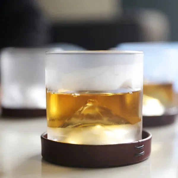 LIITON MT Fuji Crystal Whiskey Glasses Set Of 2 - Heritage-Boutique.com