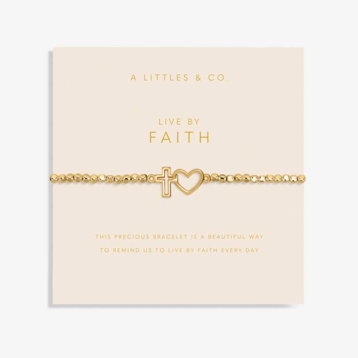Live by Faith bracelet - A Little Forever Youra - Heritage - Boutique.com