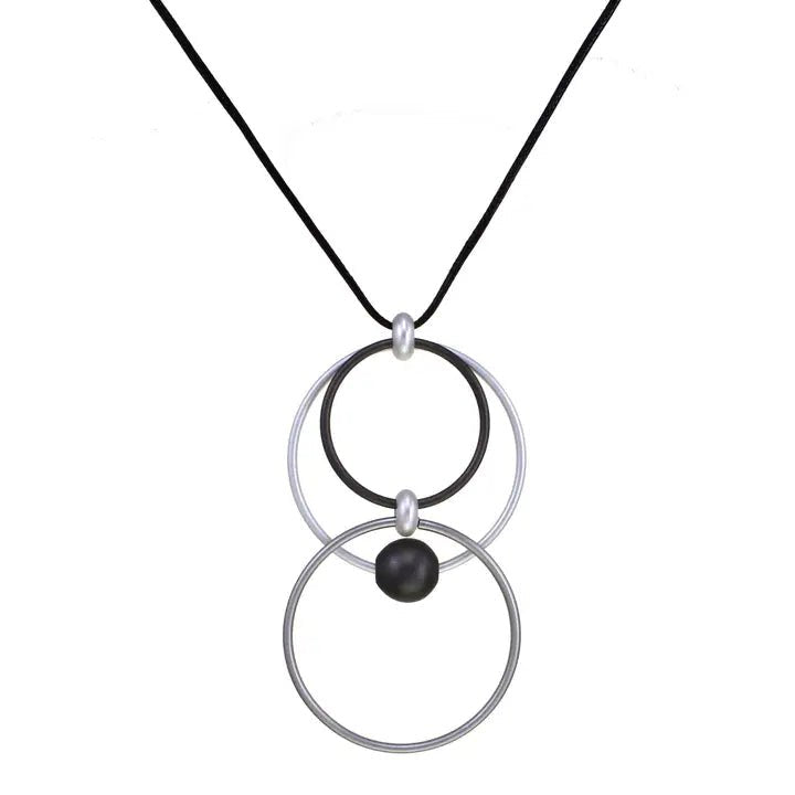 Long Circle Pendant Necklace - Heritage - Boutique.com