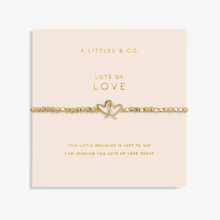 ‘Lots Of Love' Bracelet in Gold-Tone Plating - Heritage-Boutique.com