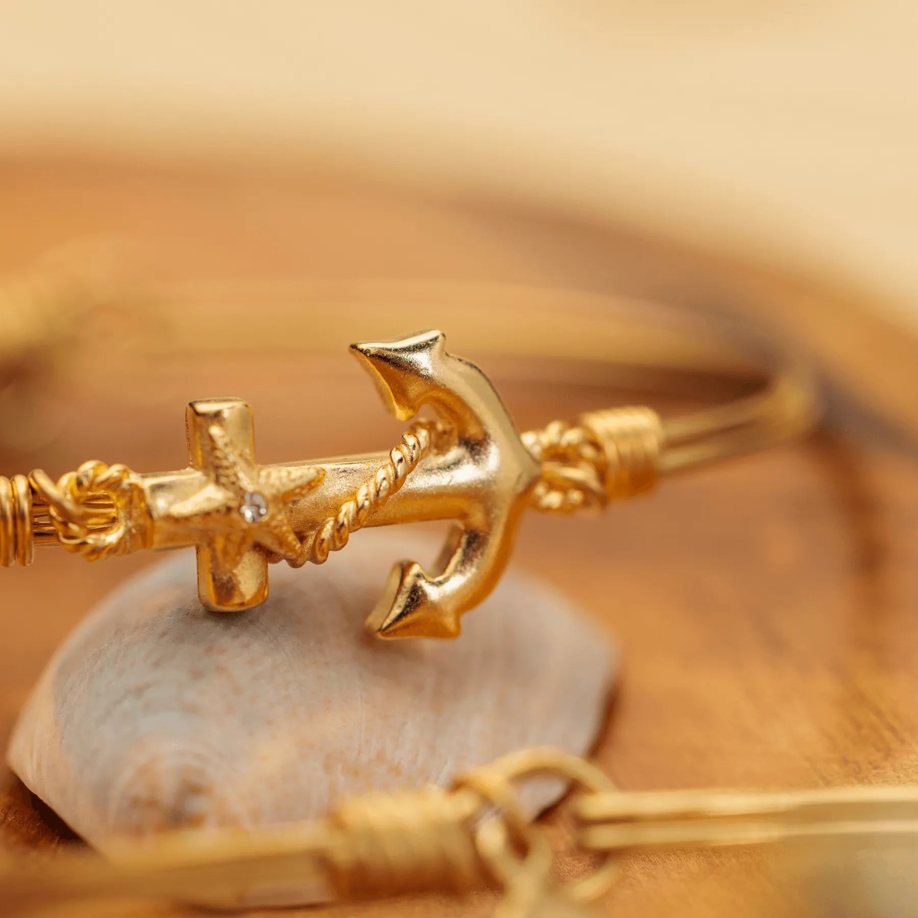 Luca and Danni Anchor Bangle Bracelet - Heritage - Boutique.com