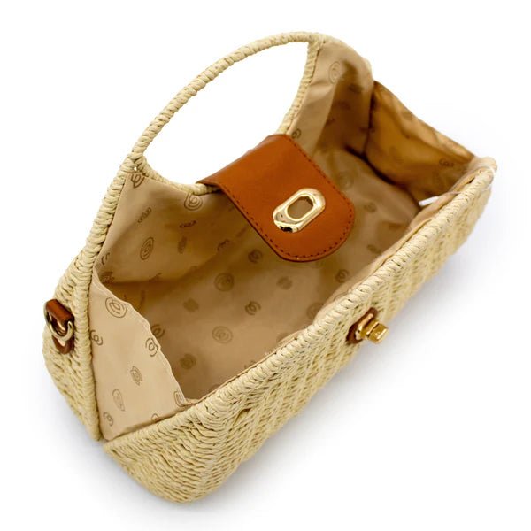 Mallorca Woven Handbag - Heritage - Boutique.com