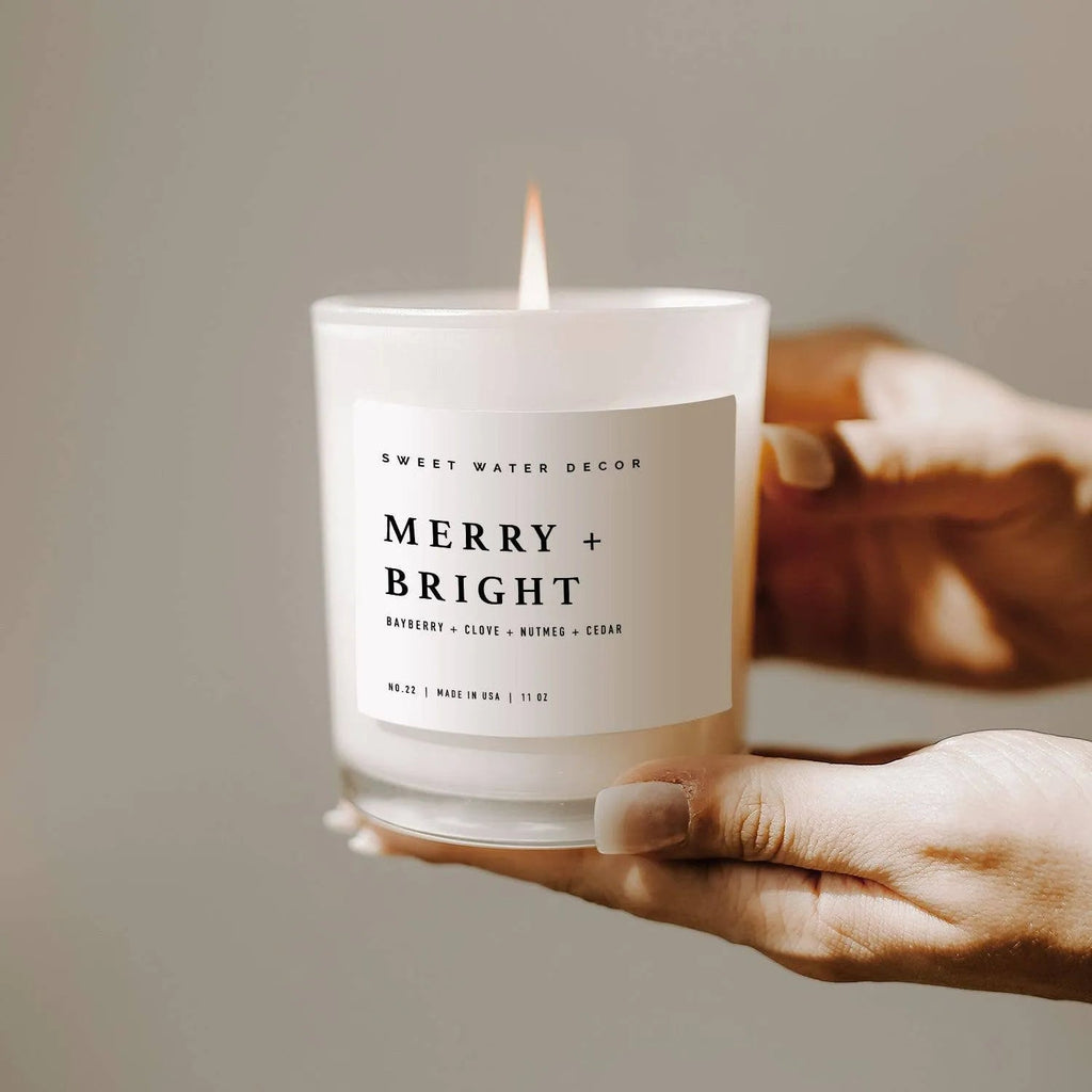 Merry and Bright 11 oz Soy Candle - Christmas Home & Gifts - Heritage - Boutique.com