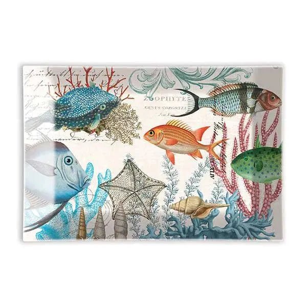 Michel Sea Life Glass Soap Dish - Heritage - Boutique.com