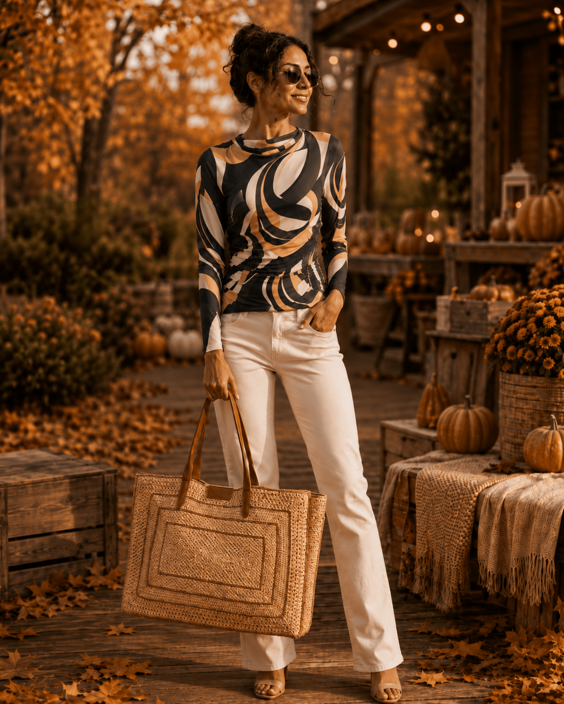 Millie Handwoven Raffia Tote Bag | Oversized Natural Woven Shopper - Heritage-Boutique.com