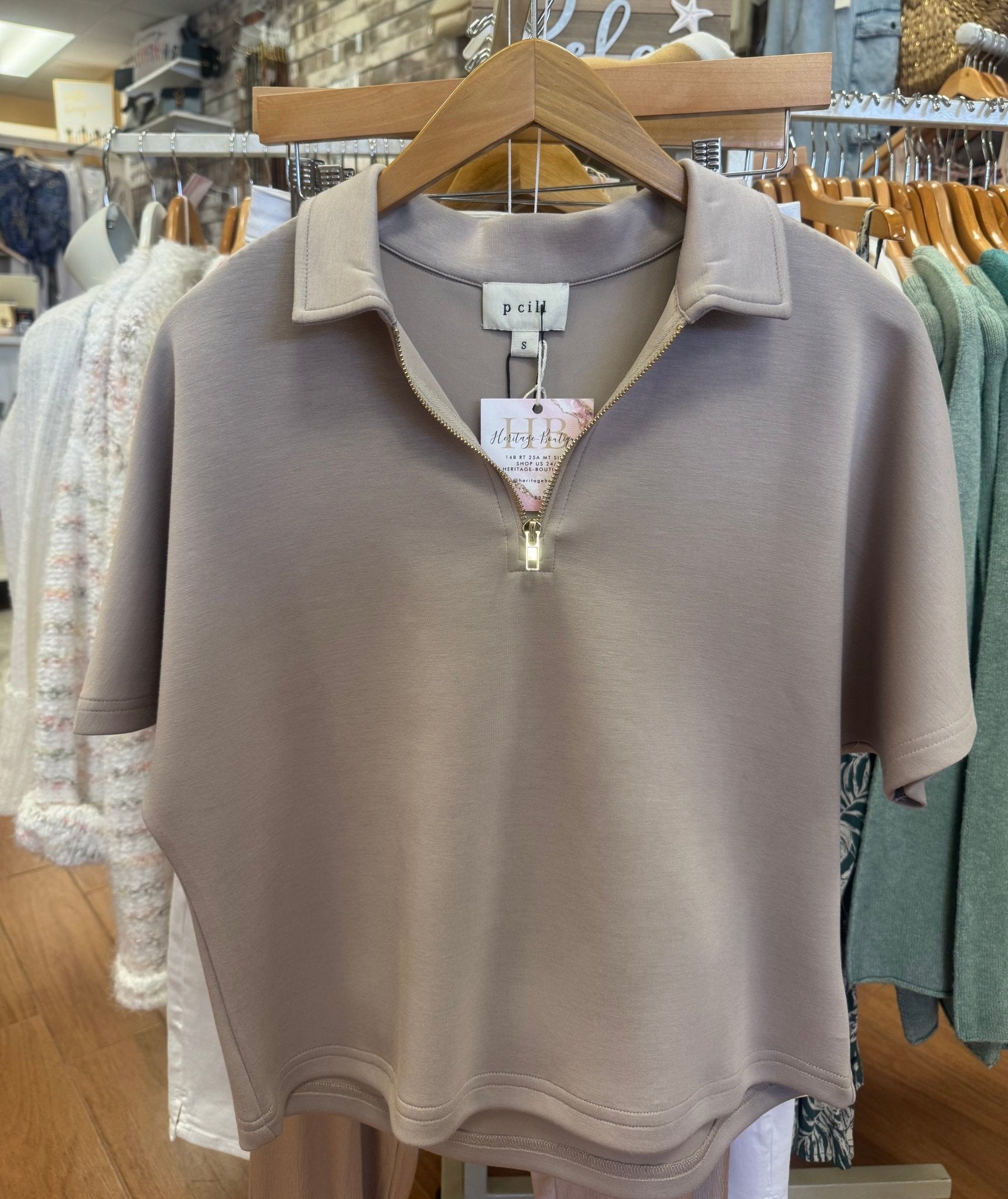 Millie Short Sleeve by P.CILL - Heritage - Boutique.com