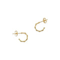 Mini Bamboo Hoop Earrings - Heritage - Boutique.com