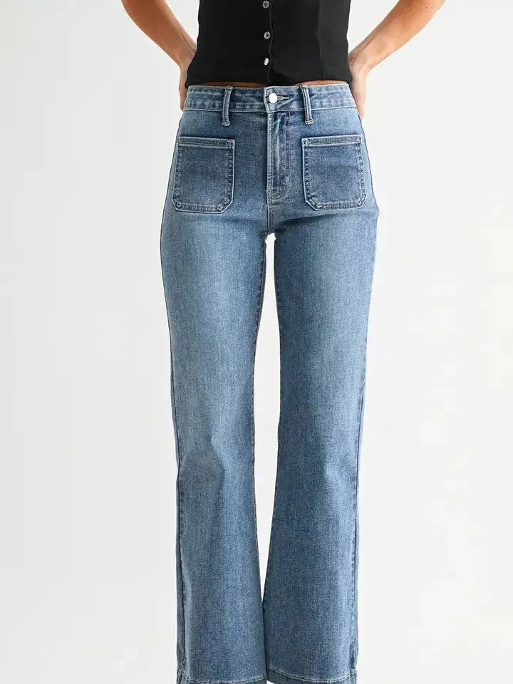 Mini Patch Pocket Flare - Just USA Jeans - Heritage - Boutique.com