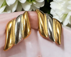 Mixed Metal Studs Earrings - Heritage-Boutique.com
