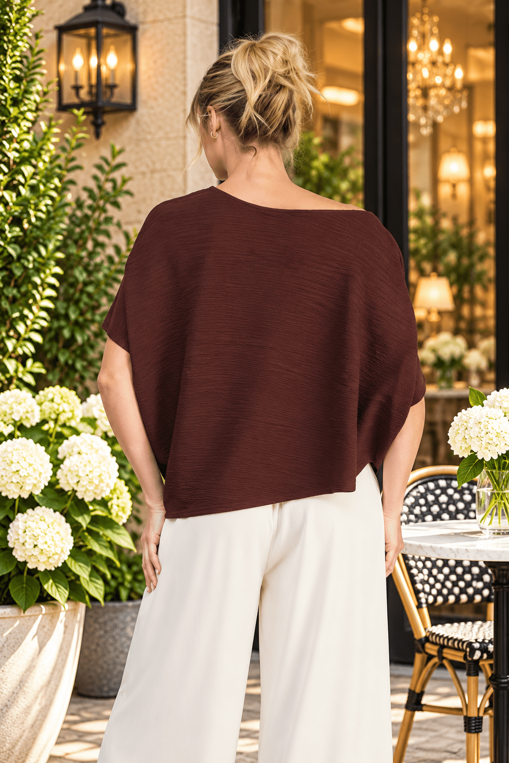 Modern Muse Asymmetric Neckline Textured Knit Top - Heritage-Boutique.com