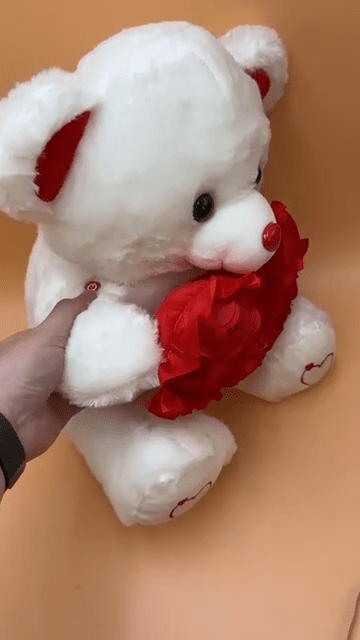 Musical Light - Up Valentine's Stuffed Bear - Heritage - Boutique.com