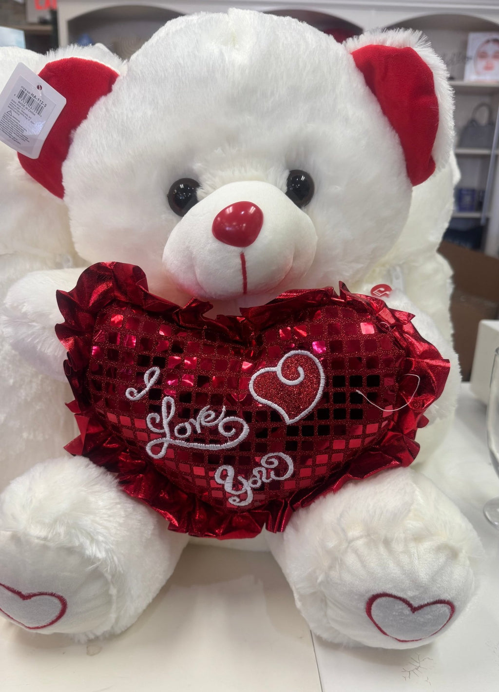 Musical Light - Up Valentine's Stuffed Bear - Heritage - Boutique.com