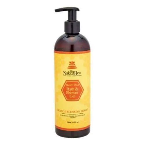 Naked Bee Bath & Shower Gel Orange Honey Blossom 16 oz - Heritage - Boutique.com