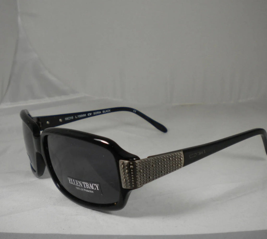 NEW Ellen Tracy Black Soria Sunglasses - Heritage - Boutique.com