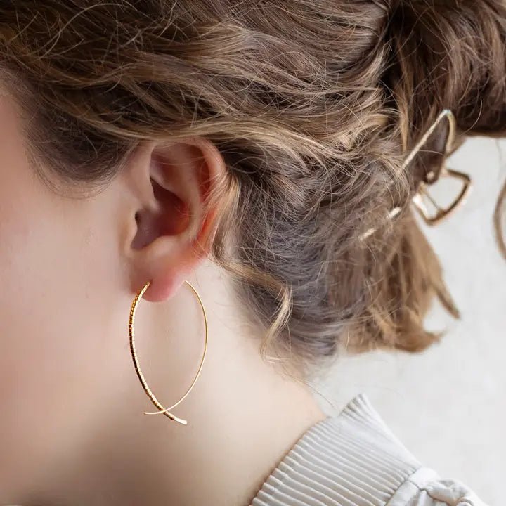 Norah Gold Beaded Threader Earrings - Heritage - Boutique.com