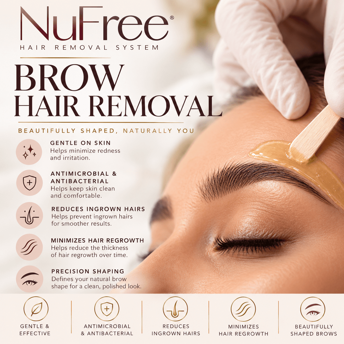 NuFree Brow Shaping at Heritage (Brow Wax) - Heritage-Boutique.com