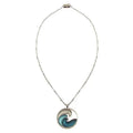 Ocean Wave Silver Magnetic Necklace - Heritage-Boutique.com