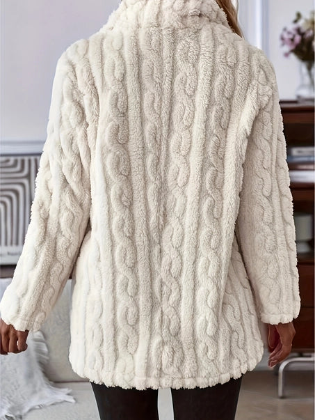 The Reversable Ripple Plush Coat