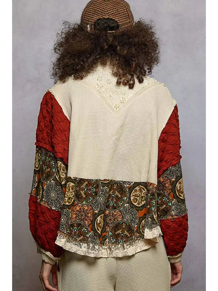 POL Vintage Thermal floral Jacket - Heritage - Boutique.com