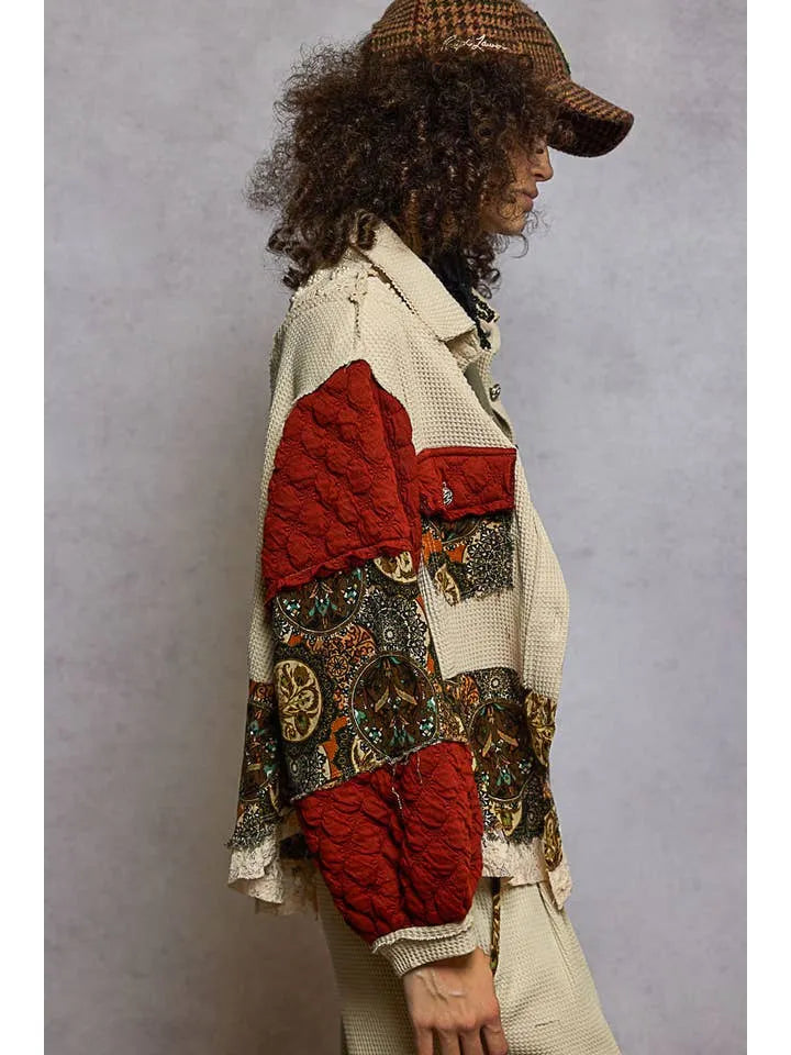 POL Vintage Thermal floral Jacket - Heritage - Boutique.com