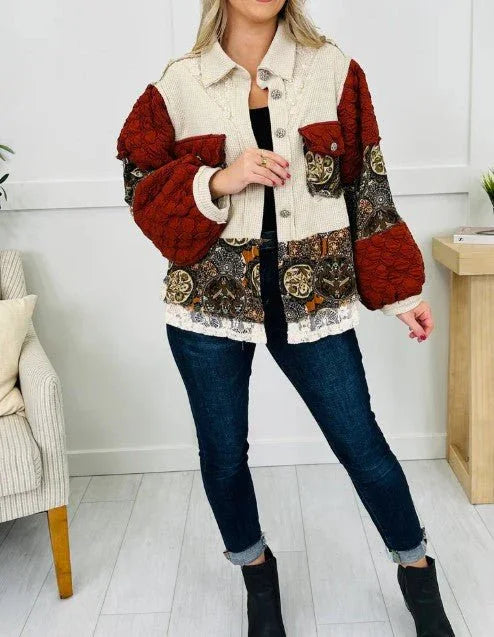 POL Vintage Thermal floral Jacket - Heritage - Boutique.com