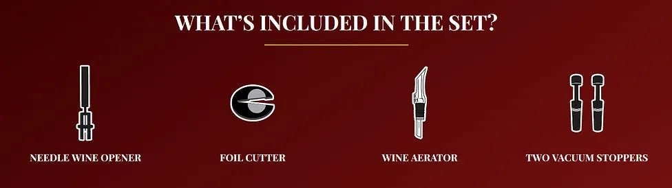 Professional Wine Opener Set - Heritage - Boutique.com
