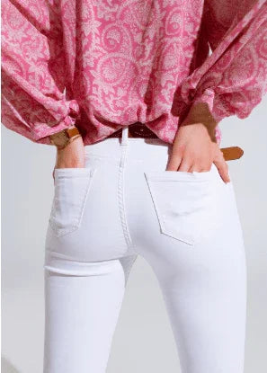 Q2 High Rise Basic Flare Jeans - Heritage - Boutique.com