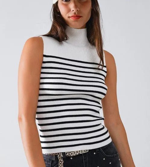 Q2 Turtle Neck Tank - Heritage - Boutique.com