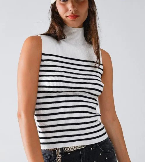 Q2 Turtle Neck Tank - Heritage-Boutique.com