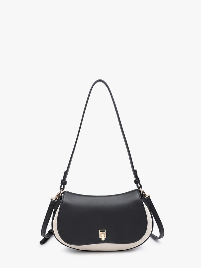 Quinn Faux Suede shoulder bag - Heritage-Boutique.com